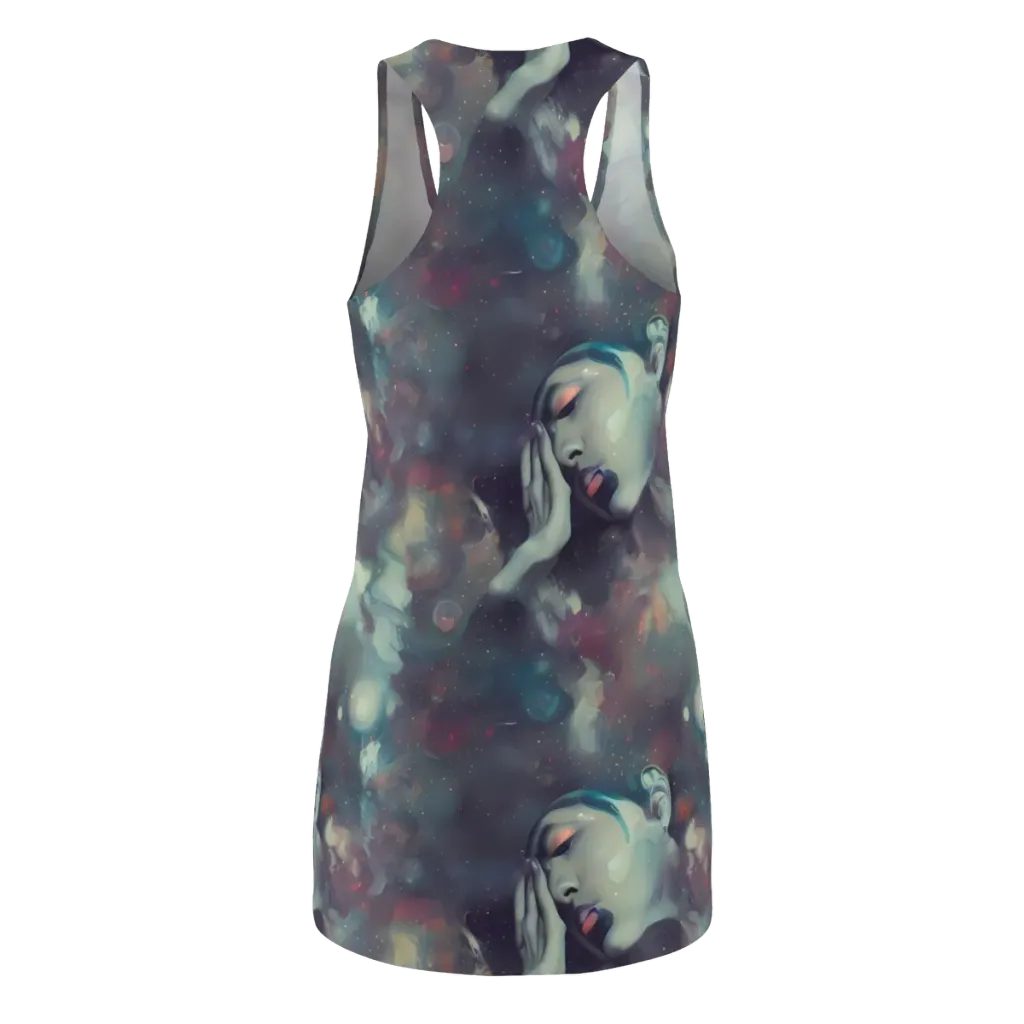 Vortex Veins on Racerback Dress — Back