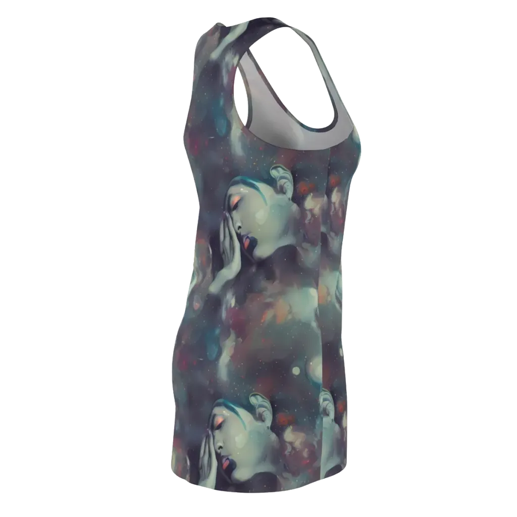 Vortex Veins on Racerback Dress — Back Side