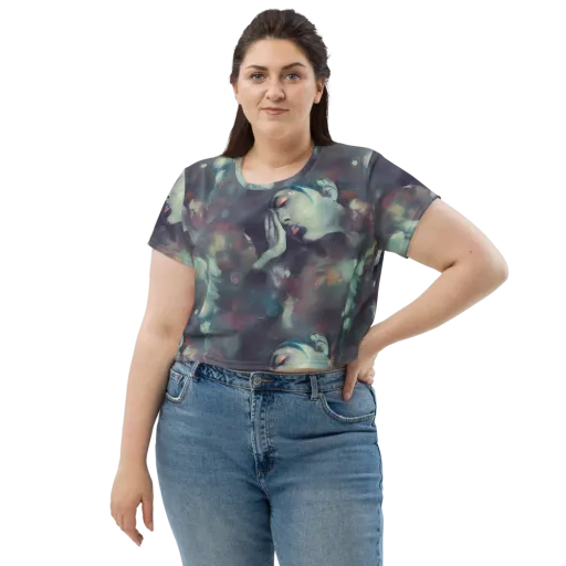 Vortex Veins on a Crop Tee