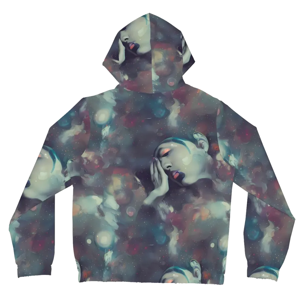 Vortex Veins on Women's Full-Zip Hoodie — Back