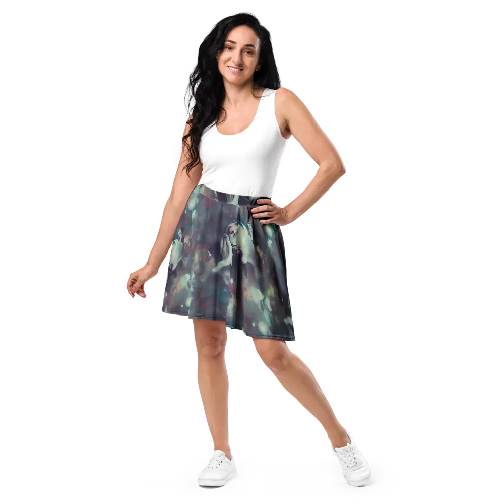 Vortex Veins on Skater Skirt — Front