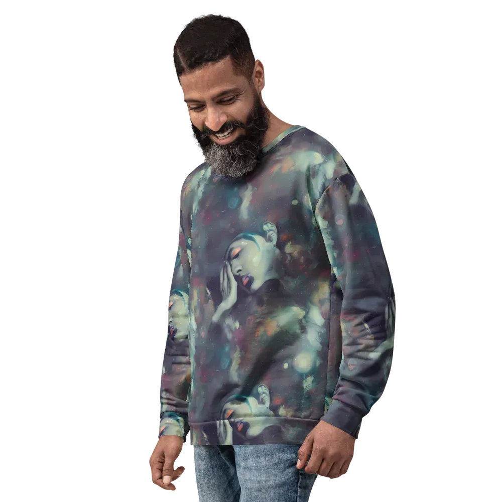 Vortex Veins on Sweatshirt — Left Front