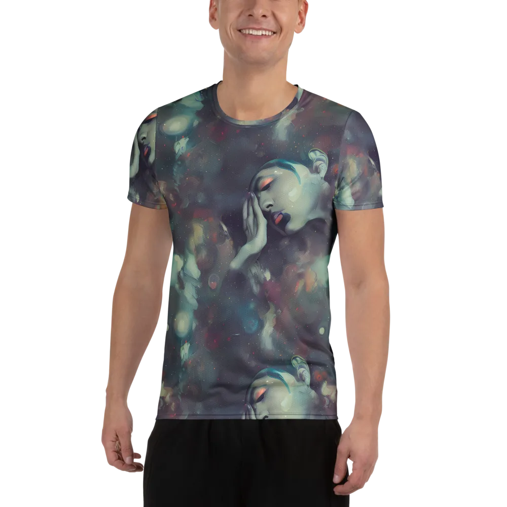 Vortex Veins on Men's Athletic T-Shirt — Front
