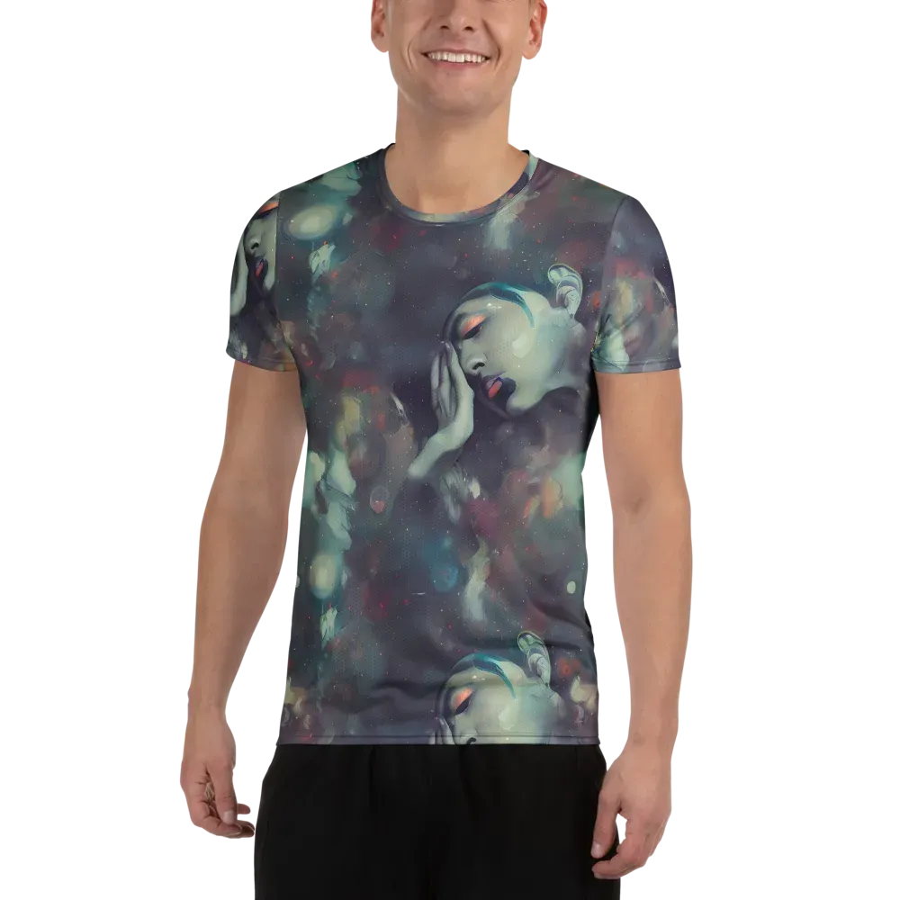 Vortex Veins on Men's Athletic T-Shirt — Front