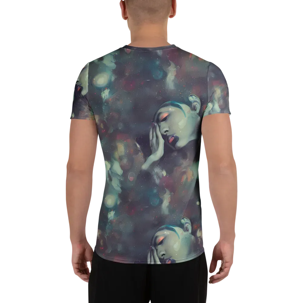 Vortex Veins on Men's Athletic T-Shirt — Back