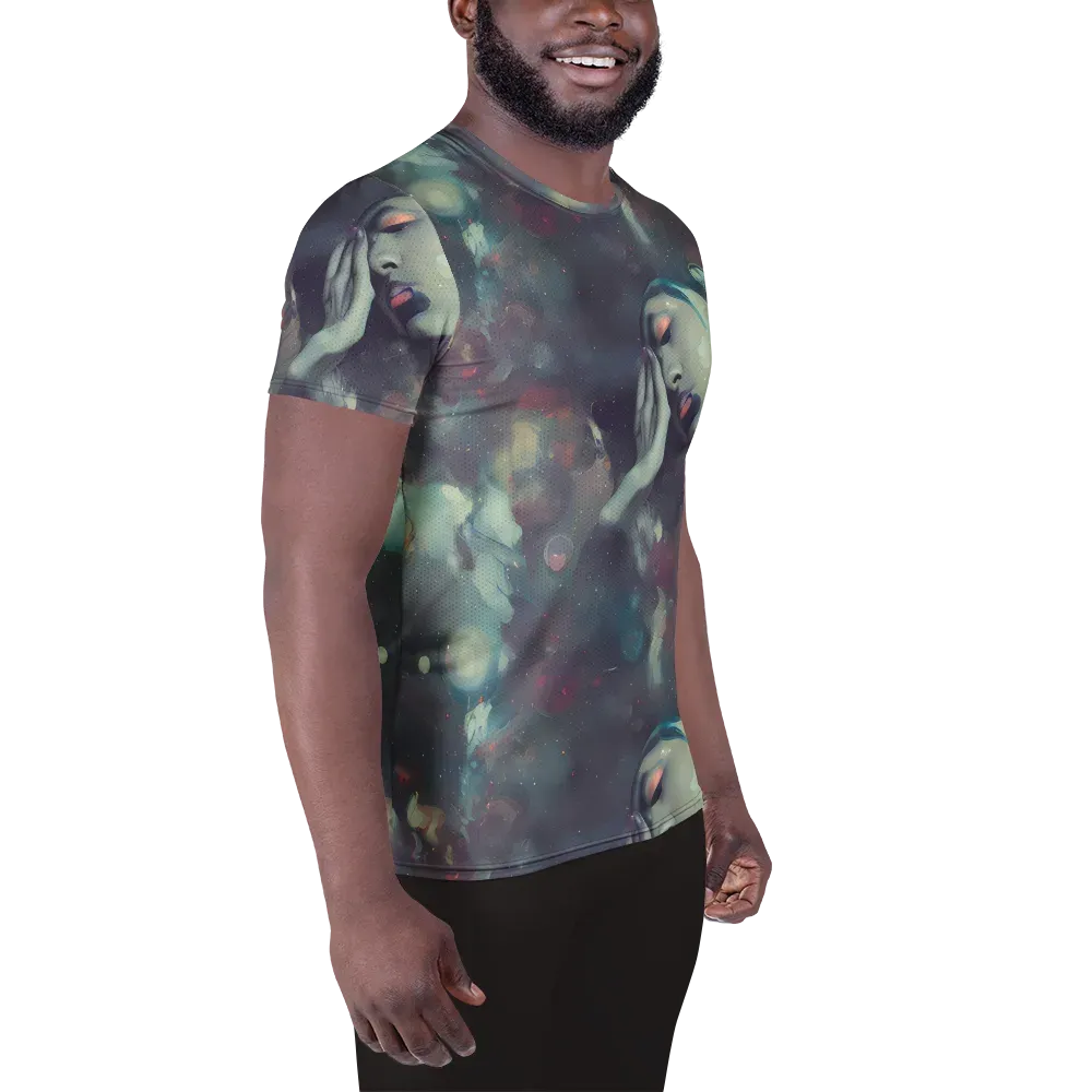 Vortex Veins on Men's Athletic T-Shirt — Right