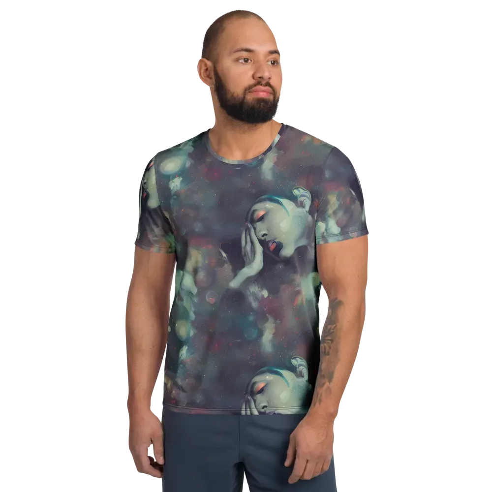 Vortex Veins on Men's Athletic T-Shirt — Front