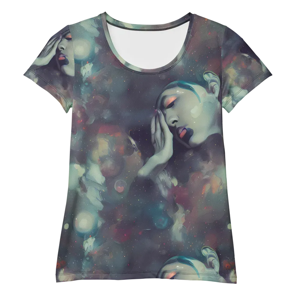 Vortex Veins on Women's Athletic T-Shirt — Front