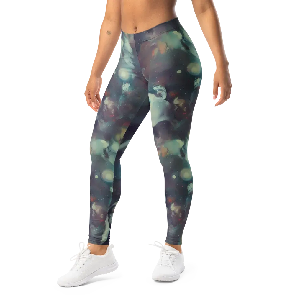 Vortex Veins on Leggings — Left Front