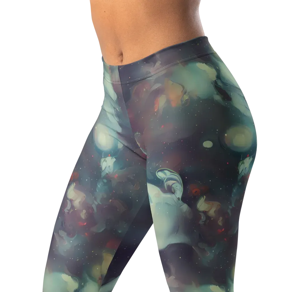 Vortex Veins on Leggings — Left Front