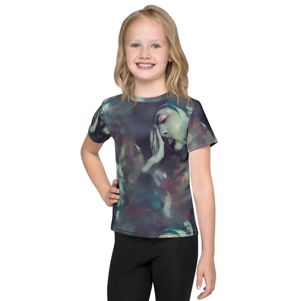 Vortex Veins on Kids Crew Neck T-Shirt — Front