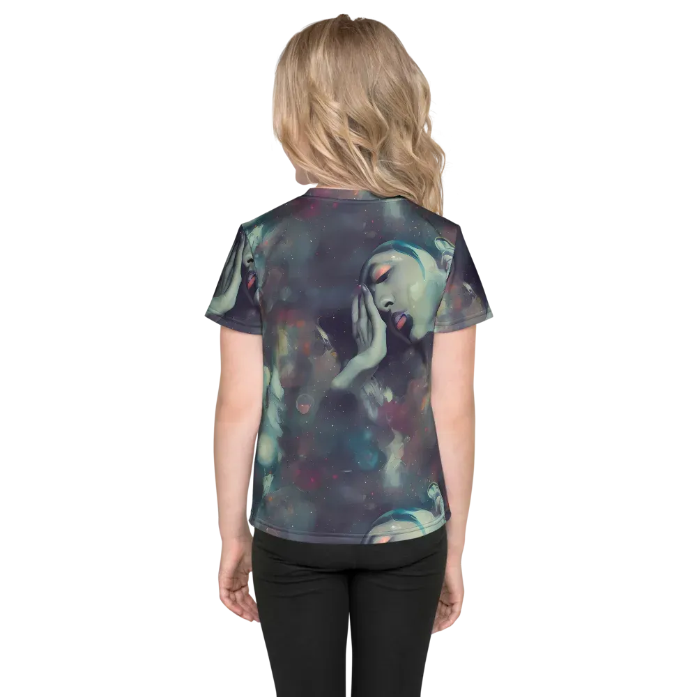 Vortex Veins on Kids Crew Neck T-Shirt — Back