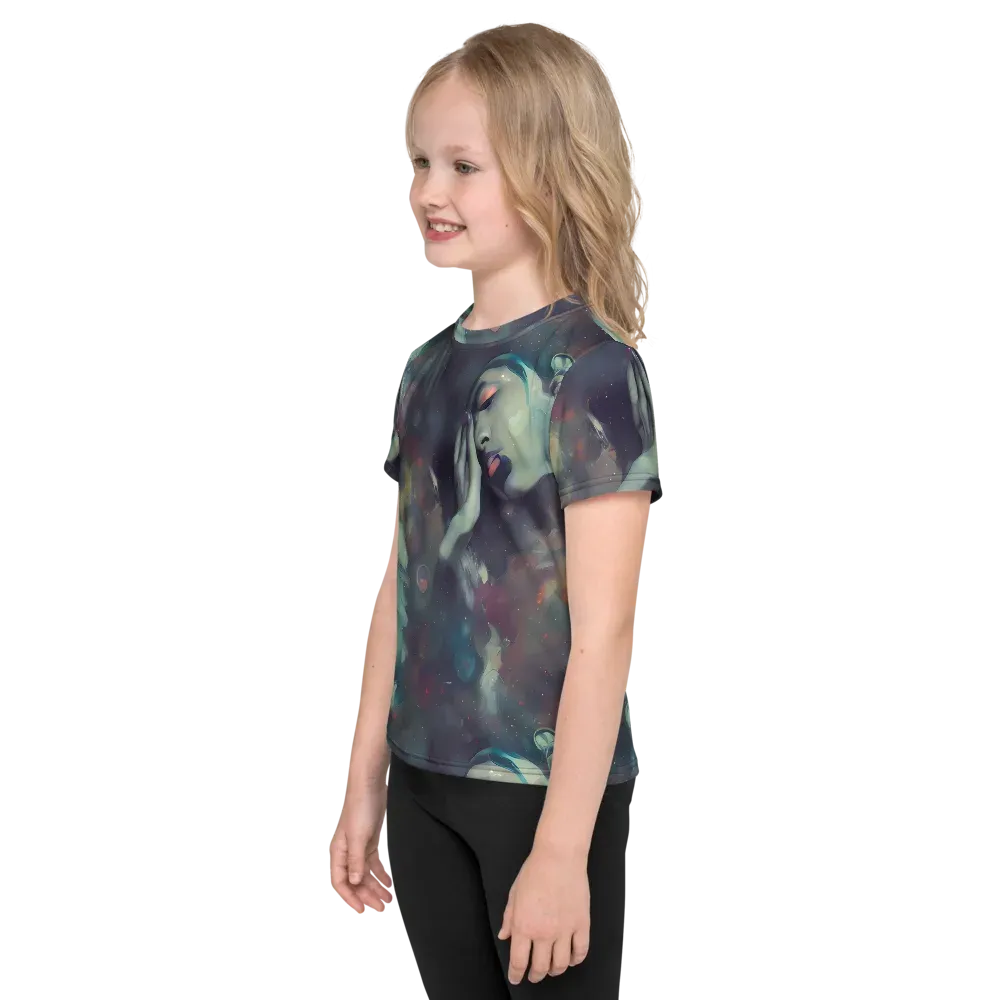 Vortex Veins on Kids Crew Neck T-Shirt — Left