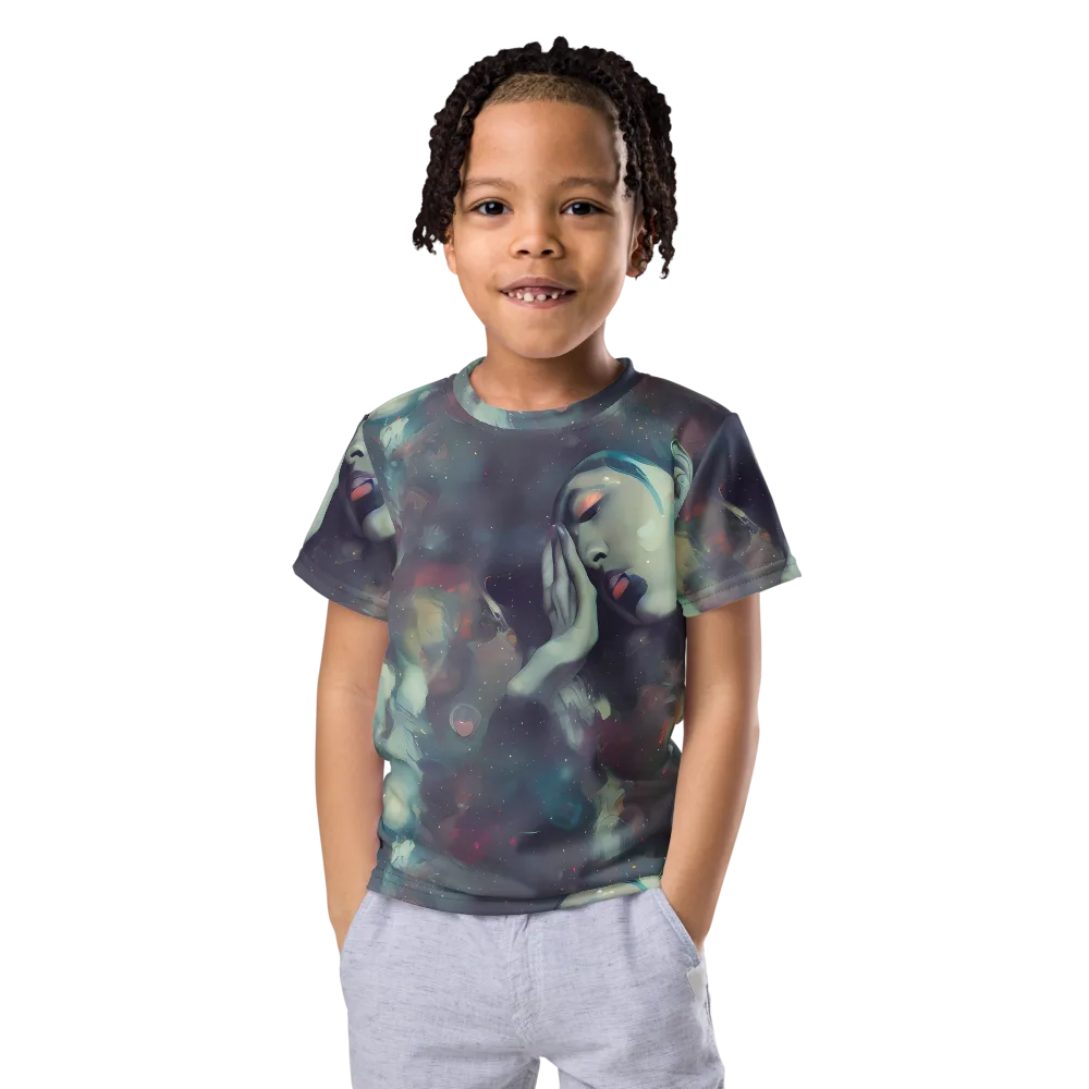 Vortex Veins on Kids Crew Neck T-Shirt — Front