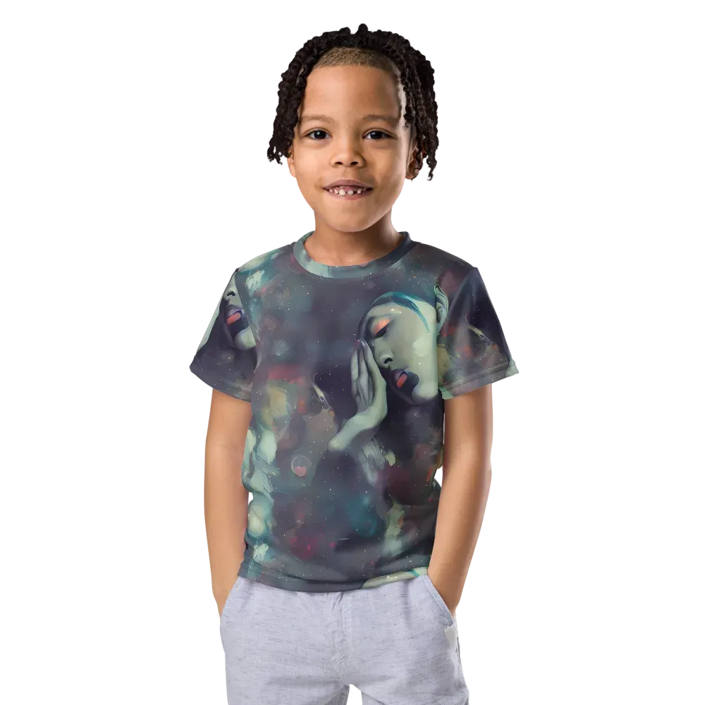 Vortex Veins on Kids Crew Neck T-Shirt — Front