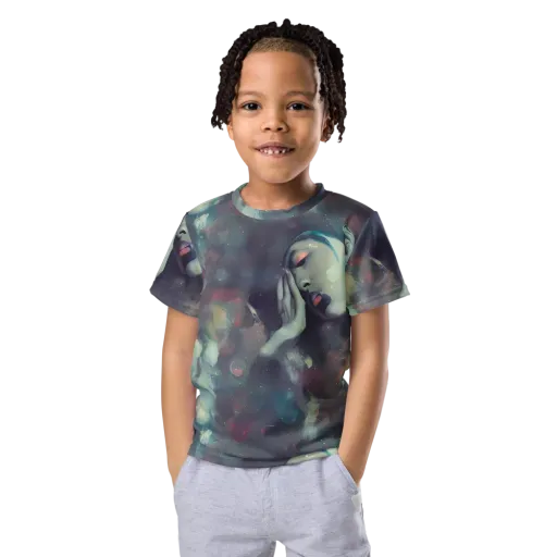Vortex Veins on a Kids Crew Neck T-Shirt