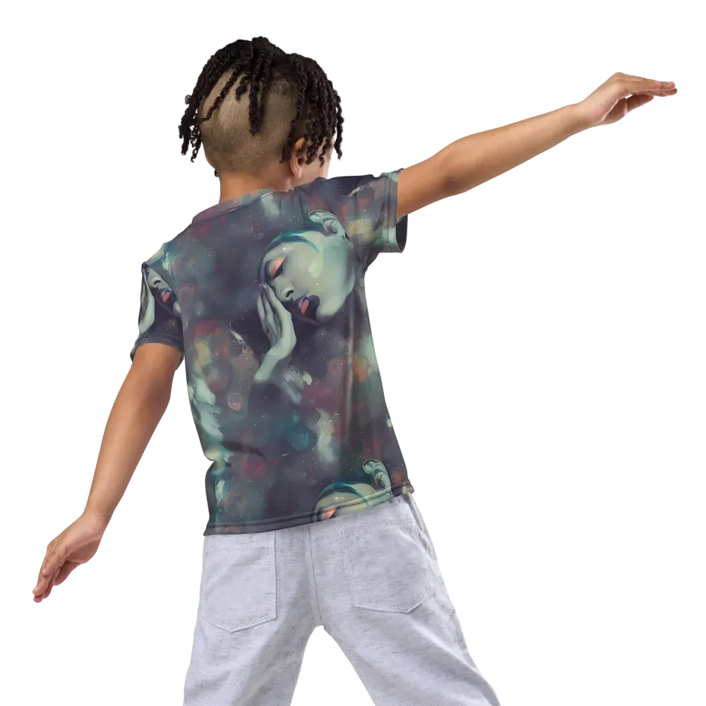 Vortex Veins on Kids Crew Neck T-Shirt — Back