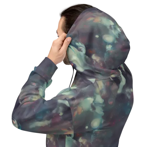 Vortex Veins on a Hoodie