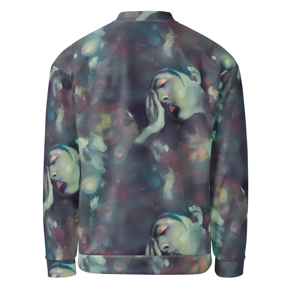 Vortex Veins on Bomber Jacket — Back