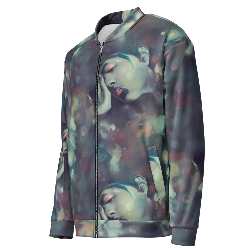 Vortex Veins on Bomber Jacket — Left Front