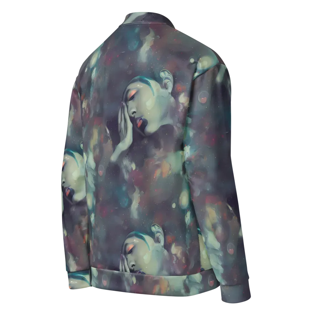 Vortex Veins on Bomber Jacket — Right Back