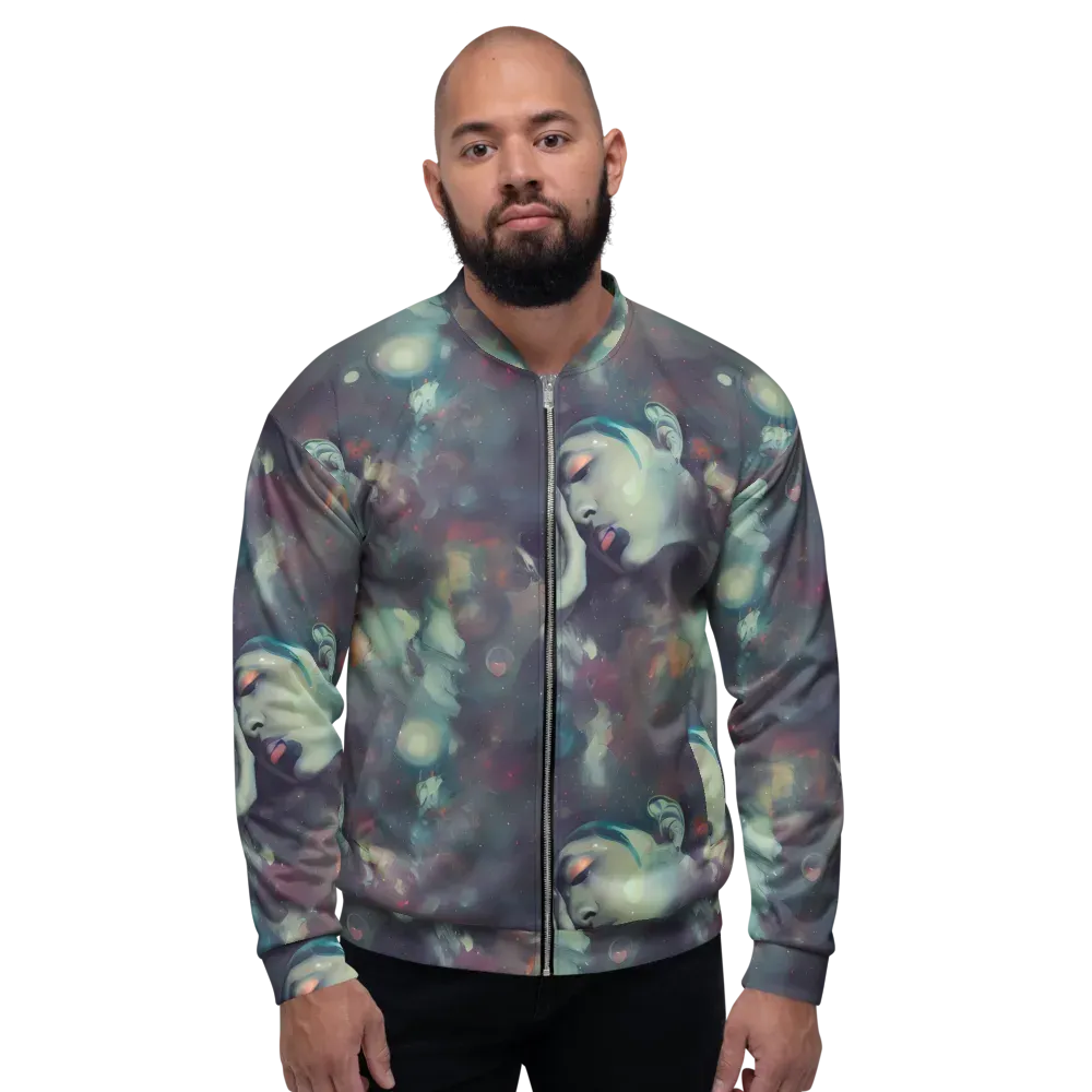 Vortex Veins on Bomber Jacket — Front