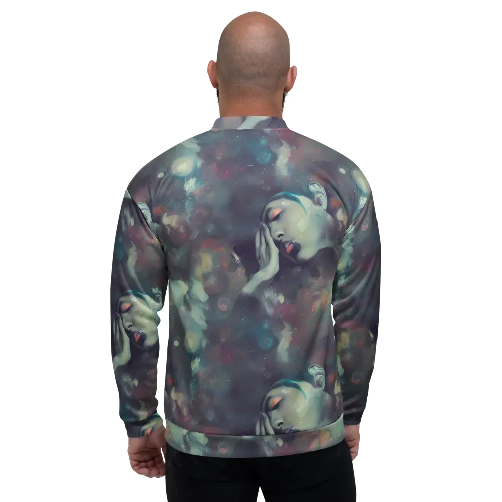 Vortex Veins on Bomber Jacket — Back