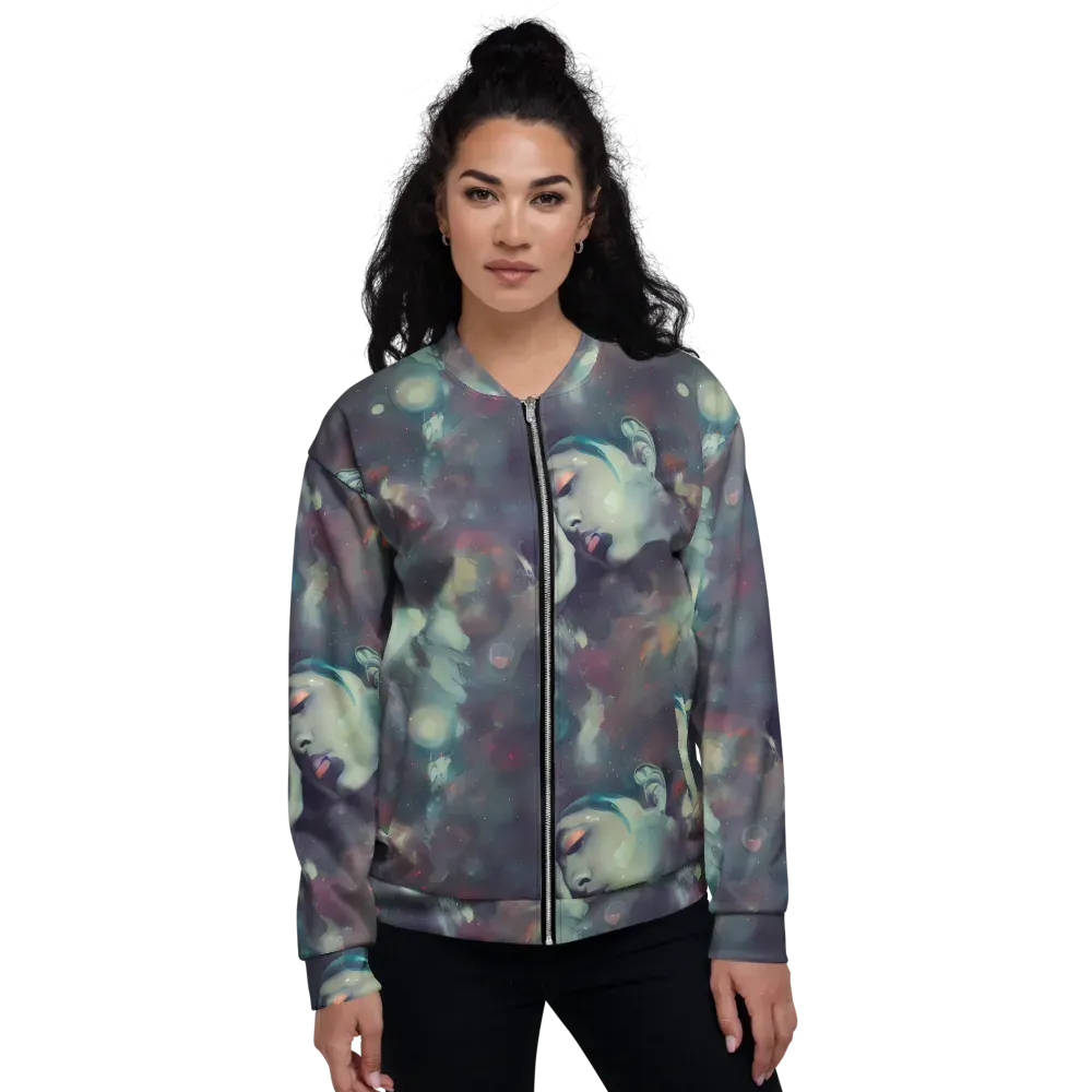 Vortex Veins on Bomber Jacket — Front
