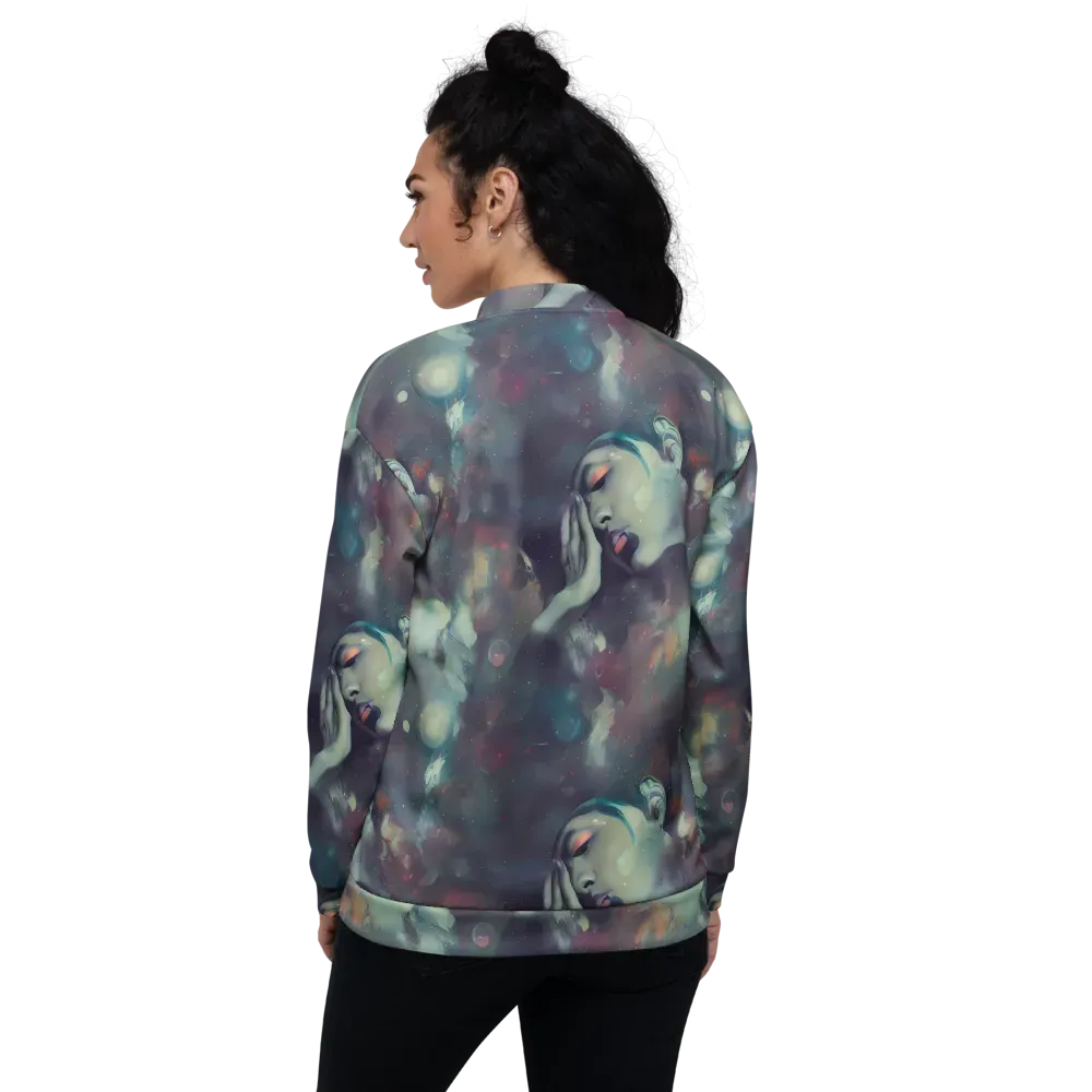 Vortex Veins on Bomber Jacket — Back