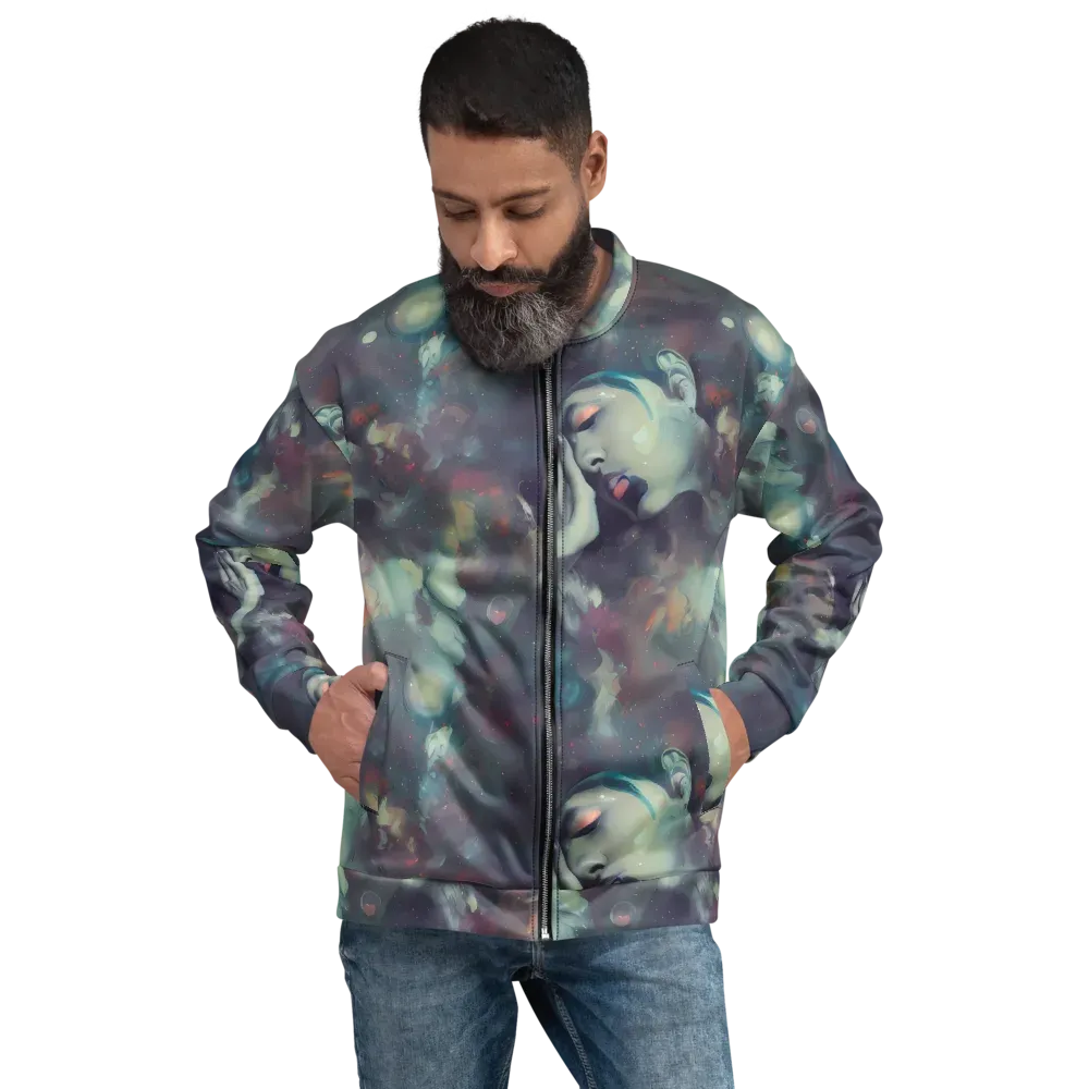 Vortex Veins on Bomber Jacket — Front