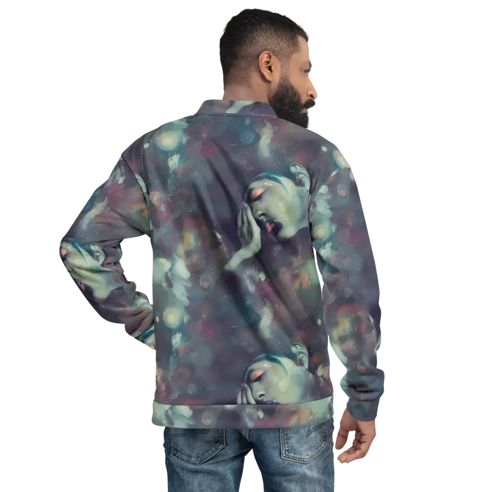 Vortex Veins on Bomber Jacket — Back