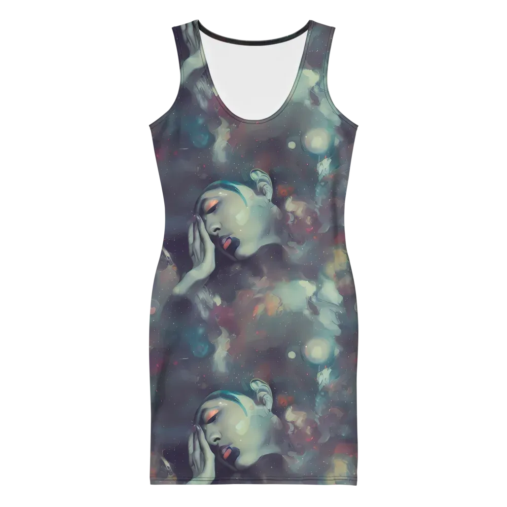 Vortex Veins on Bodycon Dress — Front
