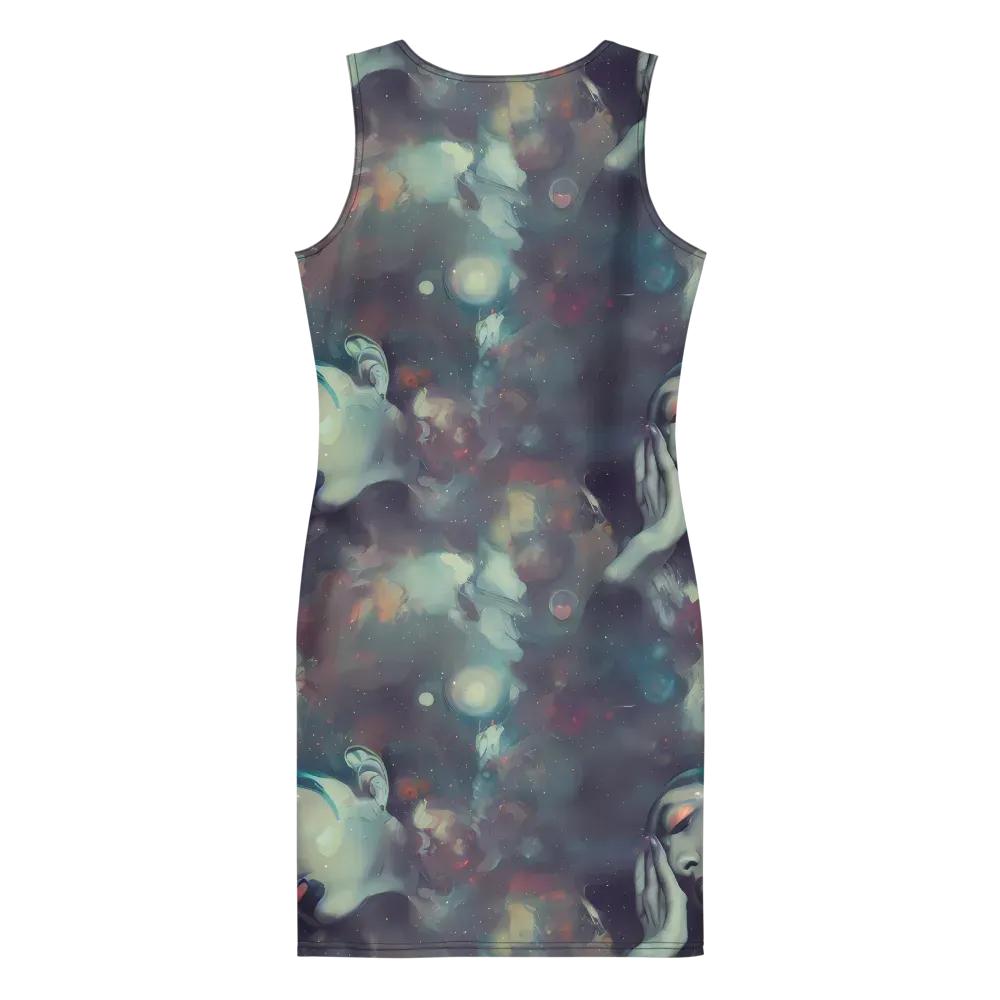 Vortex Veins on Bodycon Dress — Back