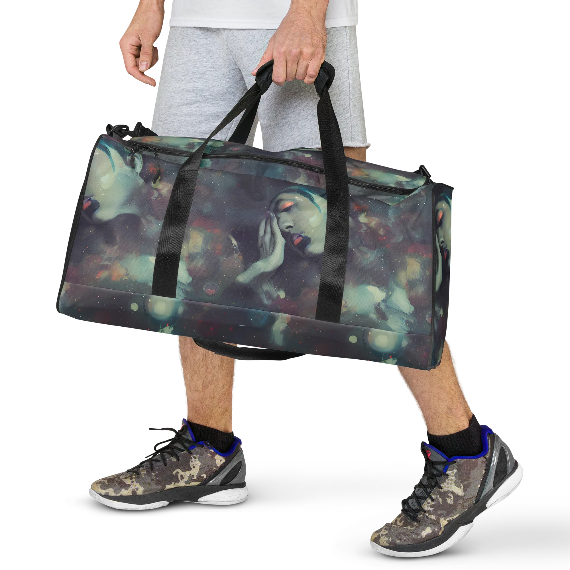 Vortex Veins on Duffle Bag — Front