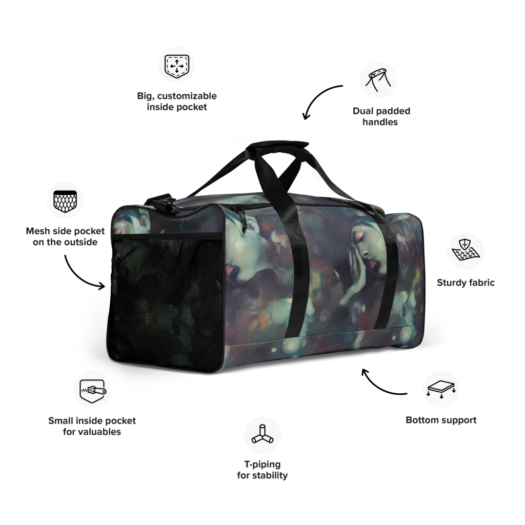 Vortex Veins on Duffle Bag — Right Front