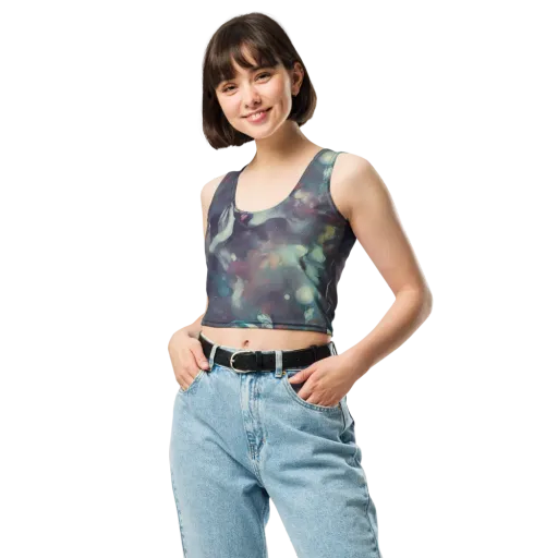 Vortex Veins on a Crop Top