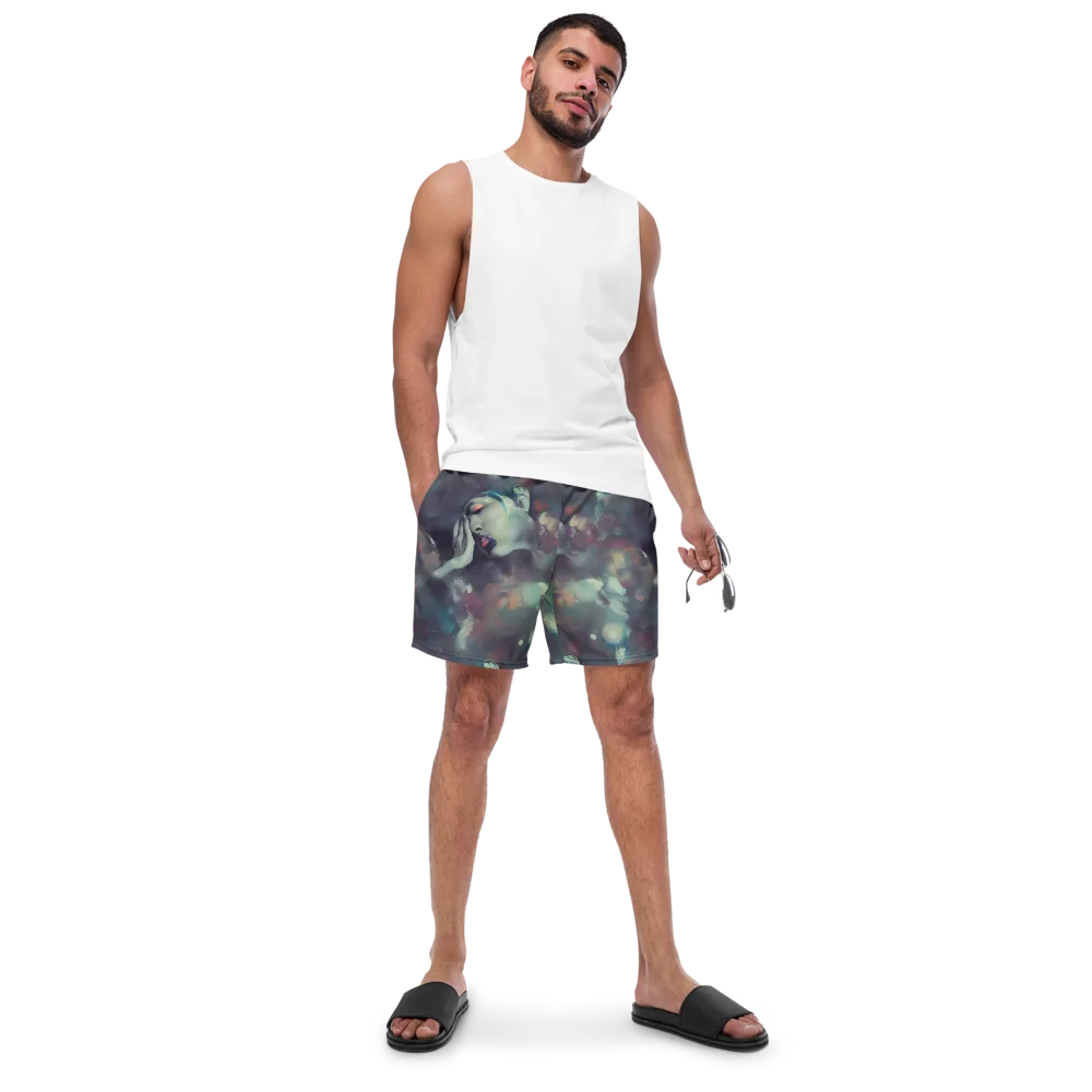 Vortex Veins on Swim Trunks — Front