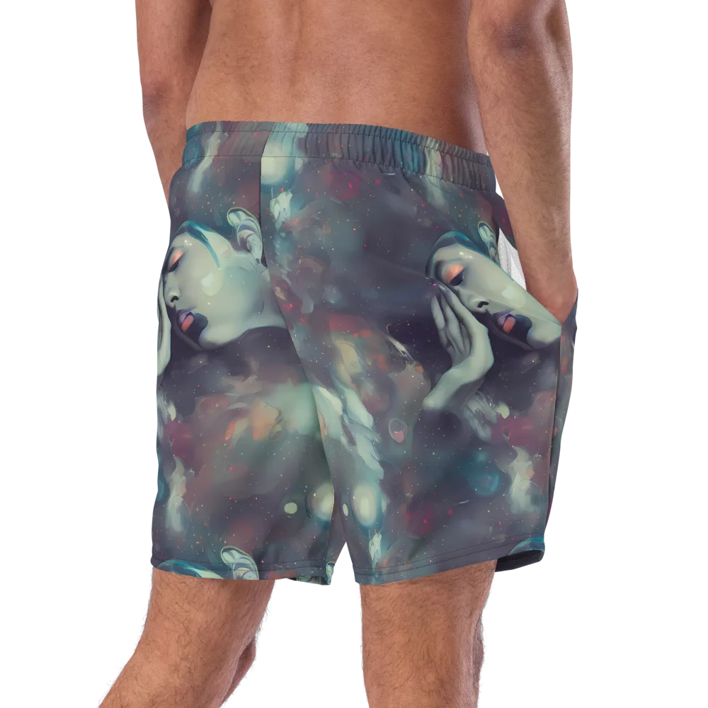 Vortex Veins on Swim Trunks — Right Back