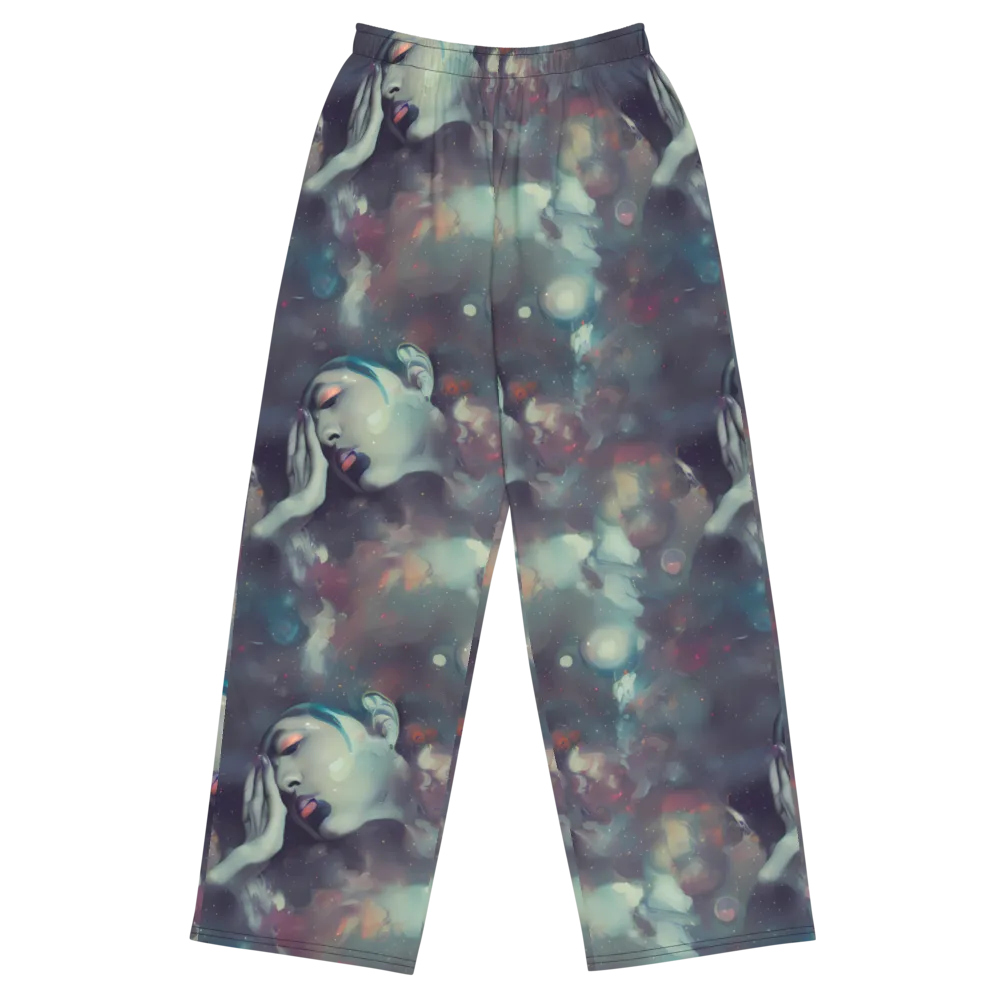 Vortex Veins on Wide-Leg Pants — Front