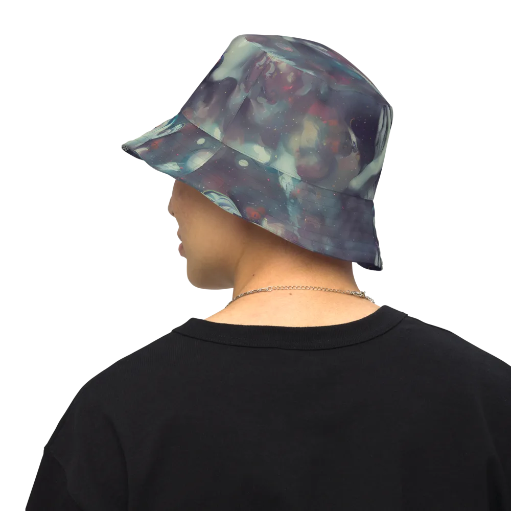 Vortex Veins on Reversible Bucket Hat — Back Inside