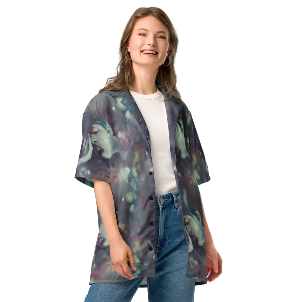 Vortex Veins on Button Shirt — Front