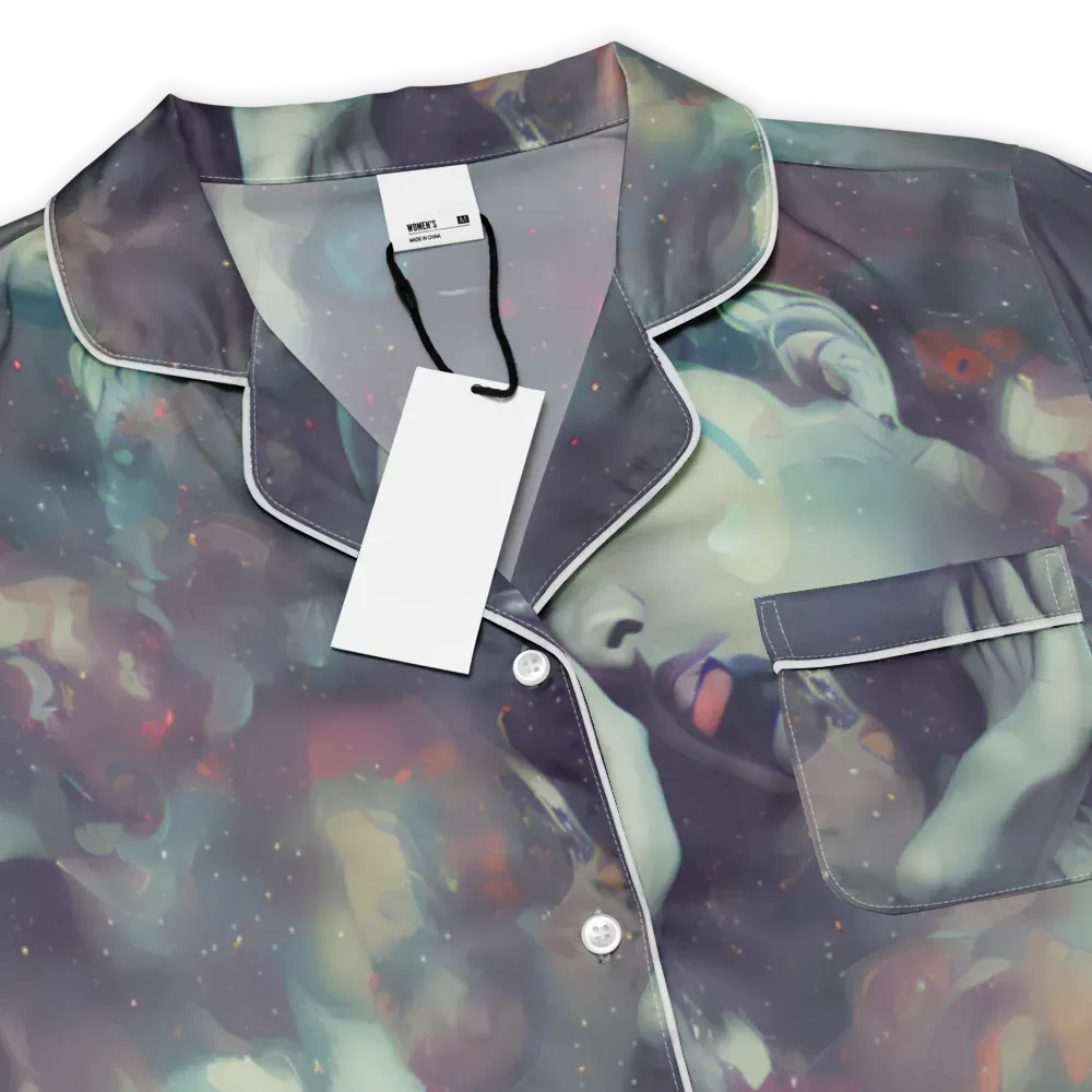 Vortex Veins on Women's Short Sleeve Pajama Top — Product details
