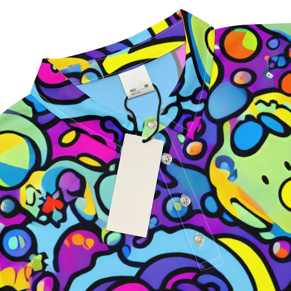 Enchanted Orbs on Men's Slim Fit Polo Shirt — Product details