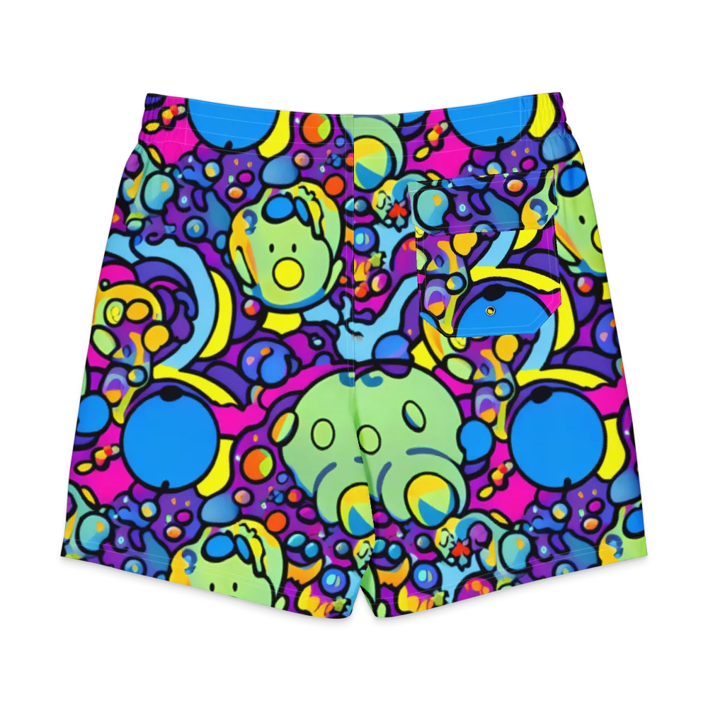 Enchanted Orbs on Men's Board Shorts — Back