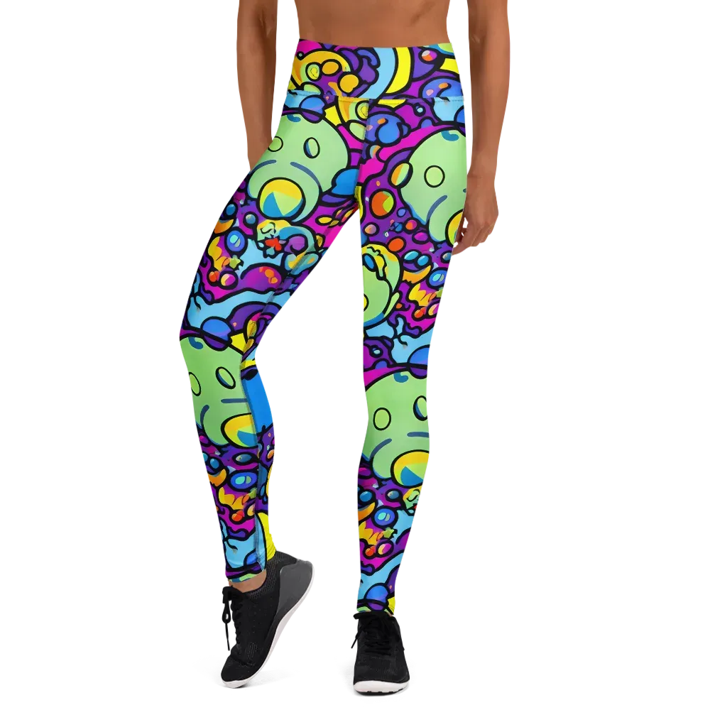 Enchanted Orbs on Yoga Leggings — Front