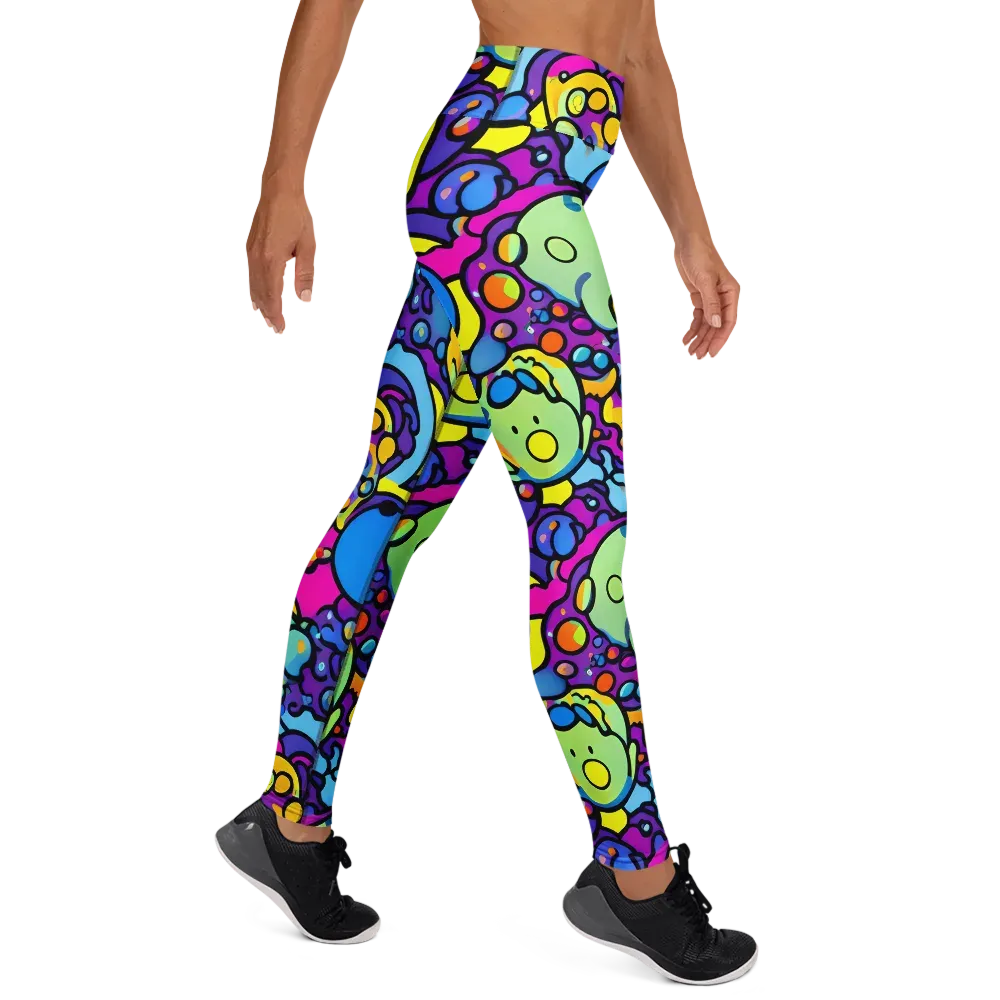Enchanted Orbs on Yoga Leggings — Right