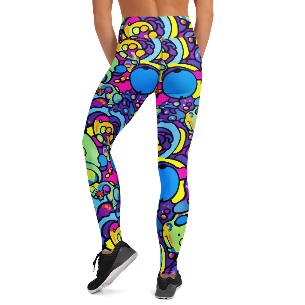 Enchanted Orbs on Yoga Leggings — Back
