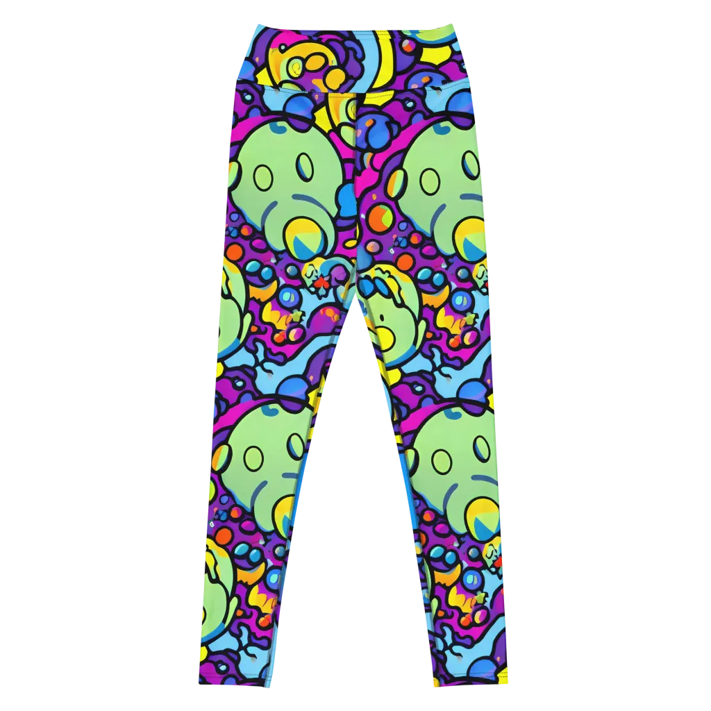 Enchanted Orbs on Yoga Leggings — Front