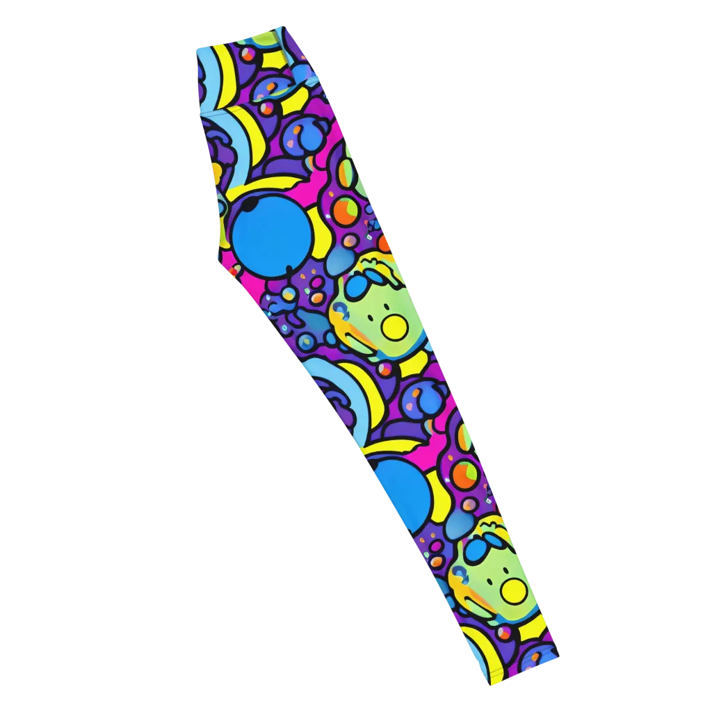 Enchanted Orbs on Yoga Leggings — Right