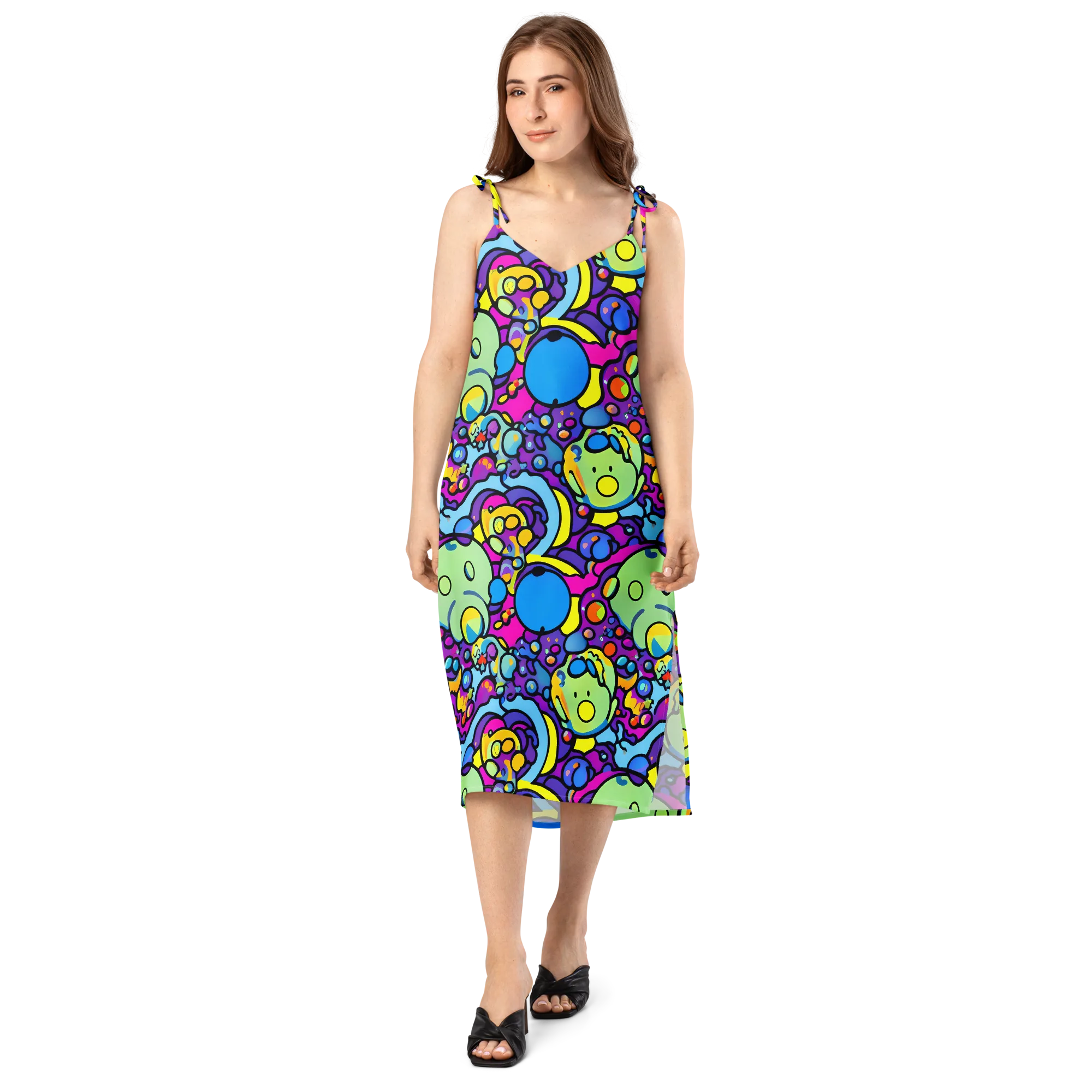 Enchanted Orbs on Slip Dress — Front